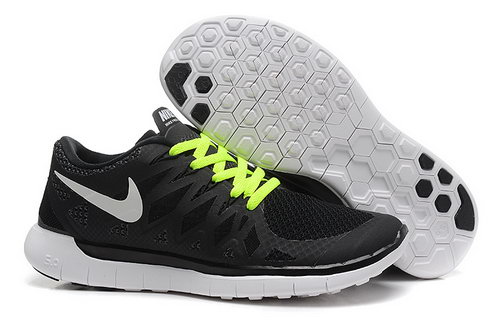 Nike Free 5.0+ Womens Shoes Black Green Low Price